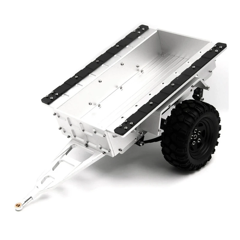 

Metal Leaf Spring Trailer Car Cargo Carrier for 1/10 RC Crawler Car Axial SCX10 90046 Traxxas TRX4 TRX6 Tamiya Redcat