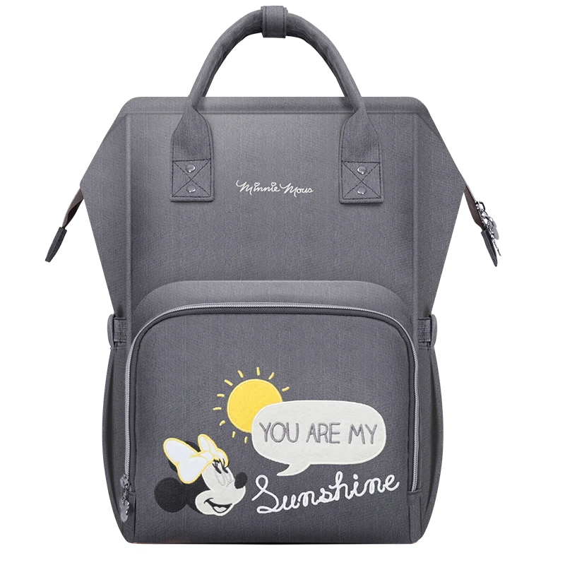 Сумка для подгузников Disney рюкзак с изображением Минни и Микки Вместительная