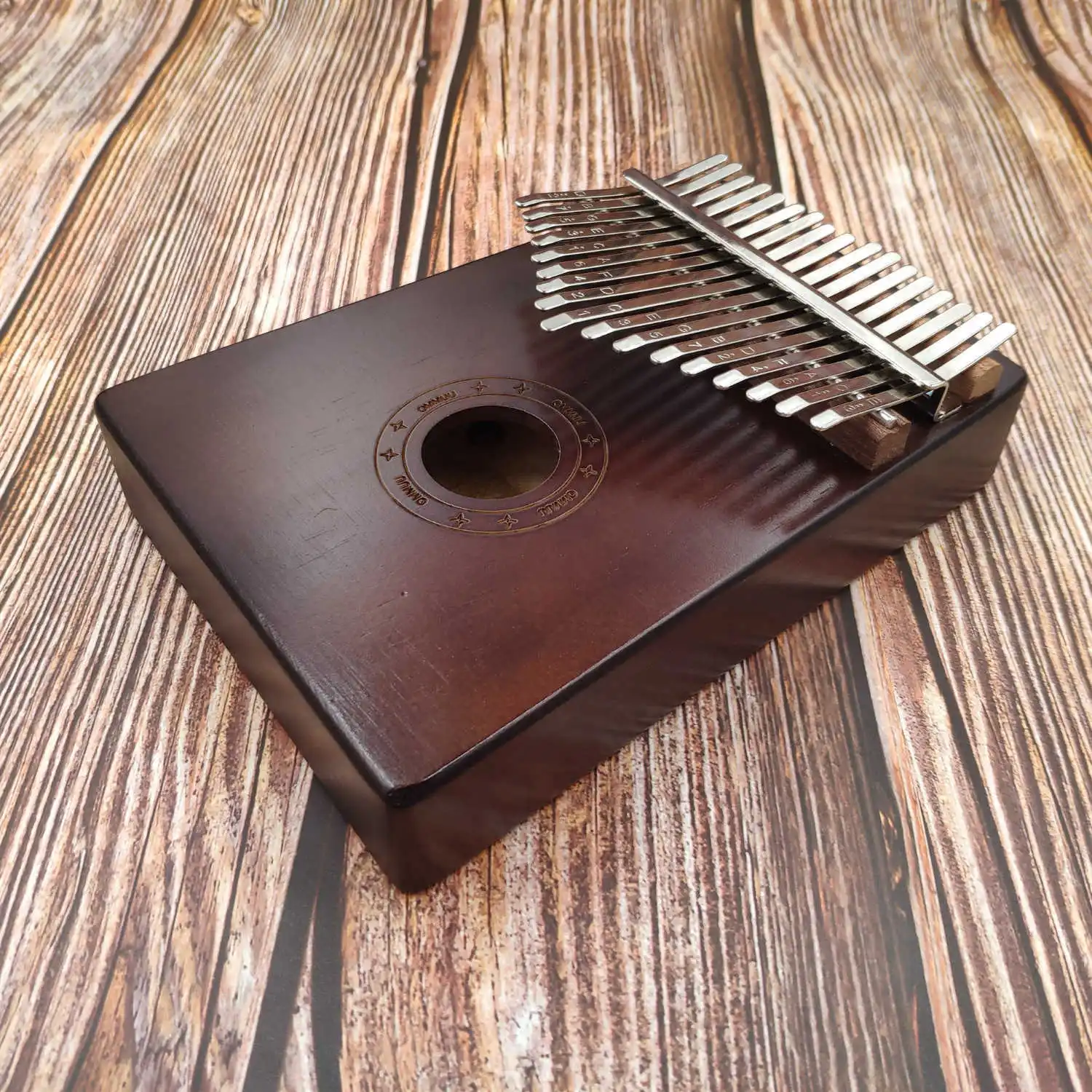 Новый ключ калимба Африканский фестиваль челюсти Махагони пальцы пианино Sanza Mbira