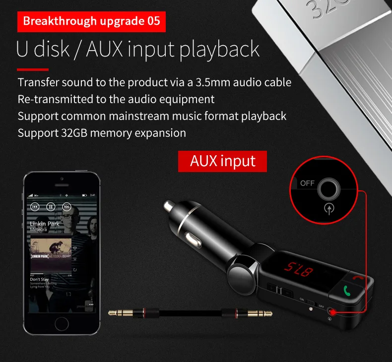 Автомобильный MP3 аудио плеер Bluetooth fm-передатчик беспроводной FM модулятор автомобильный комплект громкой связи ЖК-дисплей USB зарядное устройство для iPhone samsung
