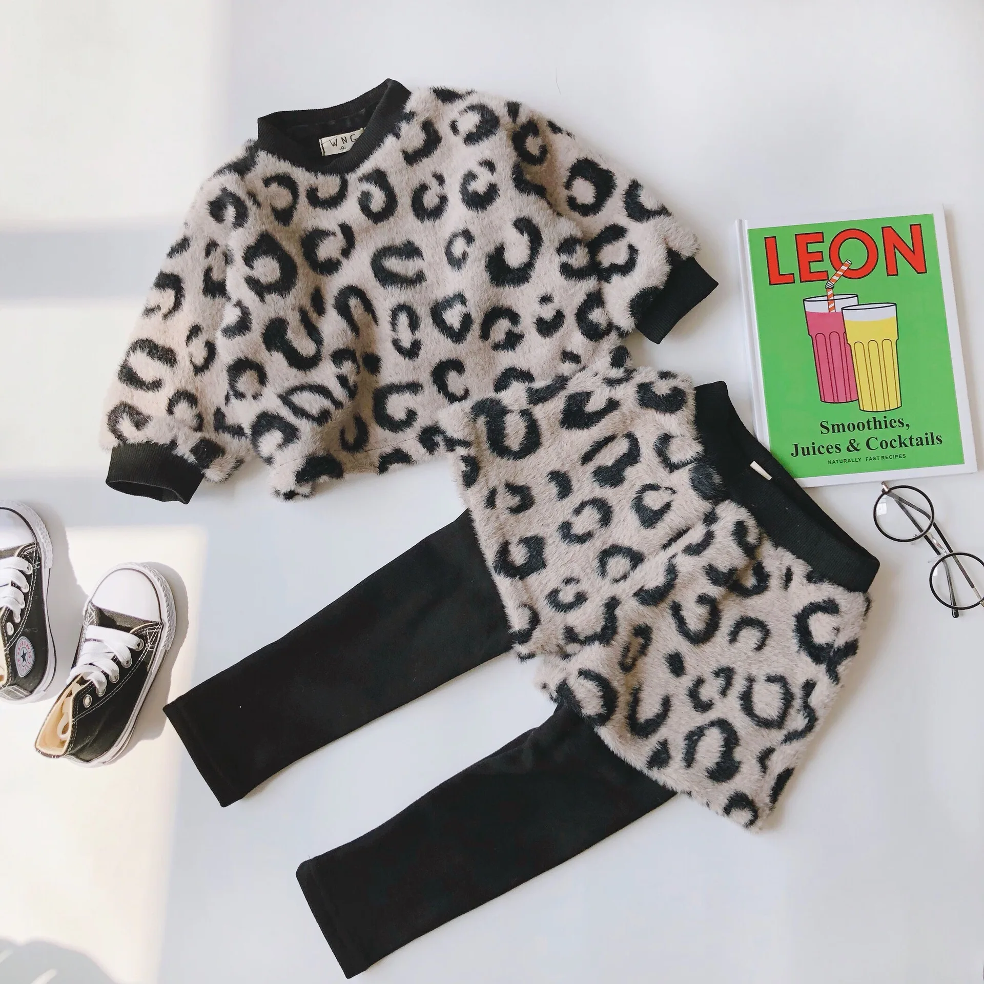 Зимние комплекты одежды для девочек новое поступление корейский стиль