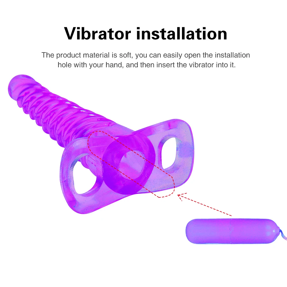 Анальная секс-игрушка с дистанционным управлением Вибрирующая пробка для женщин