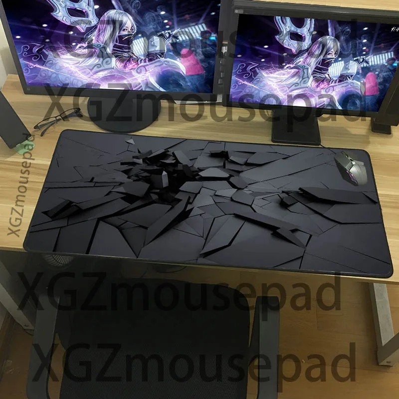 

XGZ Exquisite Spoof Three-dimensional Debris Mouse Pad As A Table Pad Home Computer Office Game High-quality Keyboard Pad XXL
