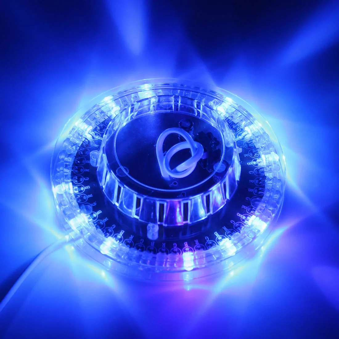 

Projector Lights RGB Lighting with 48 LEDs Transparent for Stage Lighting / Bar / Performance / Party / DJ / Concert