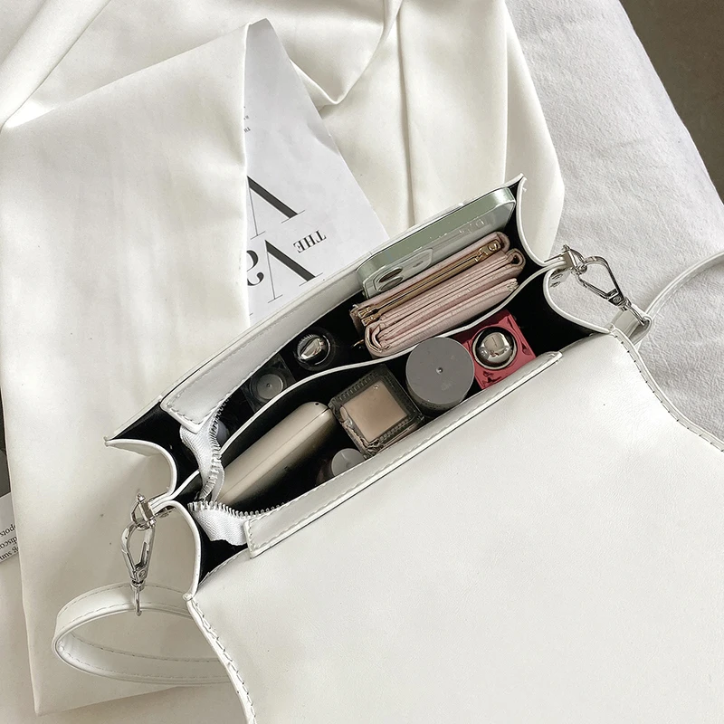 

Women's premium texture luxury shoulder bag 2021 new fashion designer pure color chain handbag all-match messenger bag