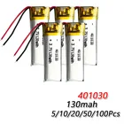 3,7 в 130 мАч 401030 литий-полимерный литий-ионный перезаряжаемый аккумулятор для MP4 MP5 GPS DVD планшета Bluetooth камеры Lipo cell