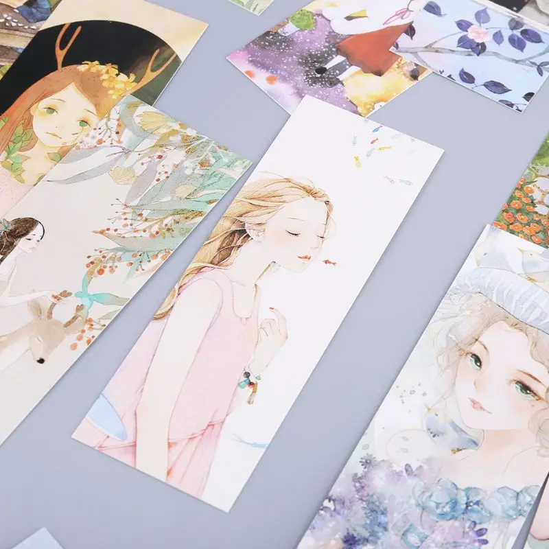 30 шт. закладки для девочек бумажные заметки этикетки карты сообщений маркеры