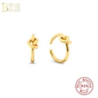 BOAKO 925 стерлингового серебра серьги для женщин 2021 ювелирные украшения Pendiente манжеты Ohrringe клип серьги подарок Brincos, можно носить с золотой Aretes