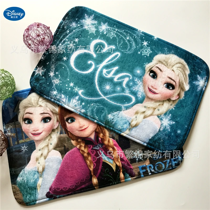 Детский коврик с рисунком из мультфильма Холодное сердце 38x58 см дверной для