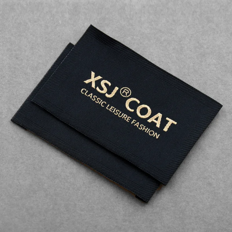 Customized Fabric Sewing Clothing Labels For Garment Brand Logo Woven Label With Personalized Name Clothes Tags Dress | Дом и сад