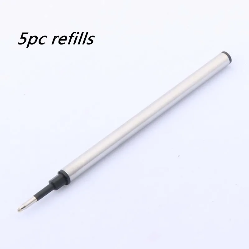 REFILLS JINHAO 750 серебряные аксессуары металлический цвет подарок Студенческая отделка роллербол ручка - Цвет: REFILLS