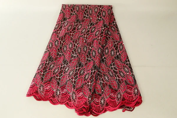 rose red Лучшая, французская кружевная ткань, высокое качество, африканская бисерная кружевная ткань, нигерийский тюль, сетка, кружевная ткань для свадьбы - Цвет: rose red