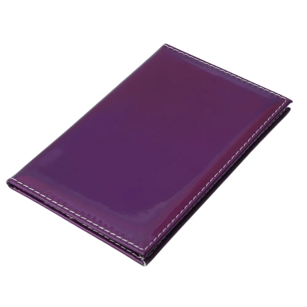 

1Pc Holographic Passport Cover Fashion Unisex Passport Holder Travel Card Holder Solid Color Case Card Wallet For Documents