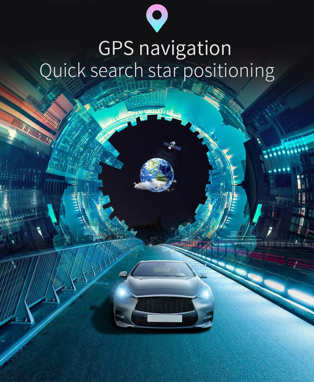 Автомагнитола AMPrime 2 Din Android GPS навигация автомобильный радиоприемник 7 дюймов 1024*600