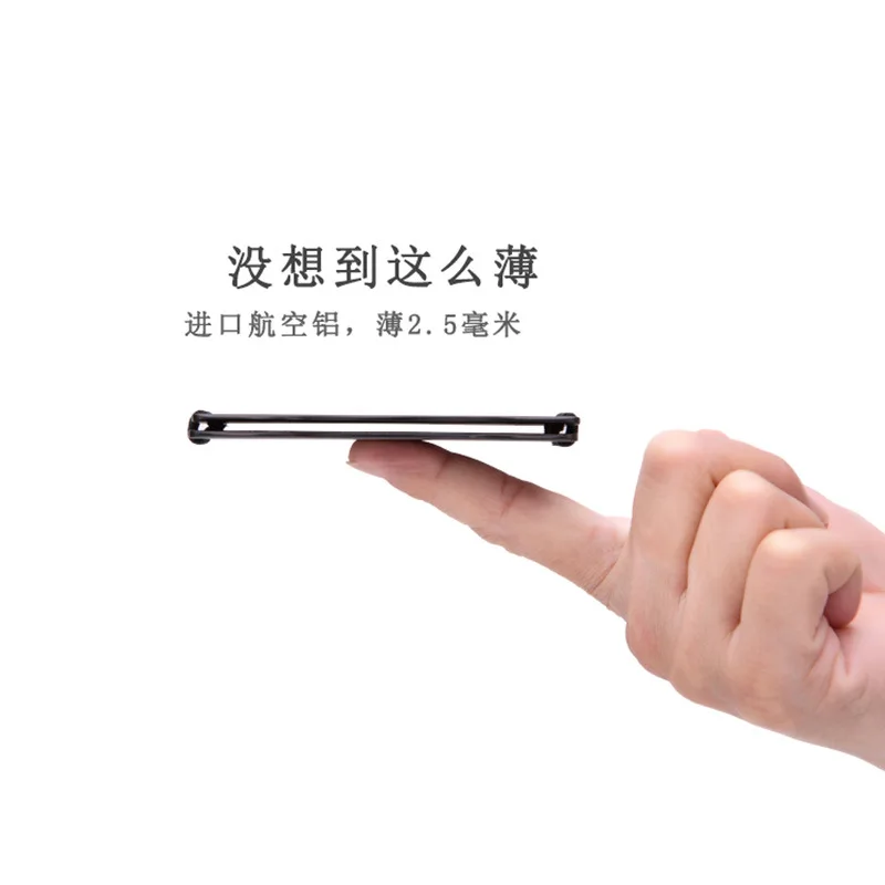 Алюминий сплав кошелек металлический держатель для карт тонкий бумажник