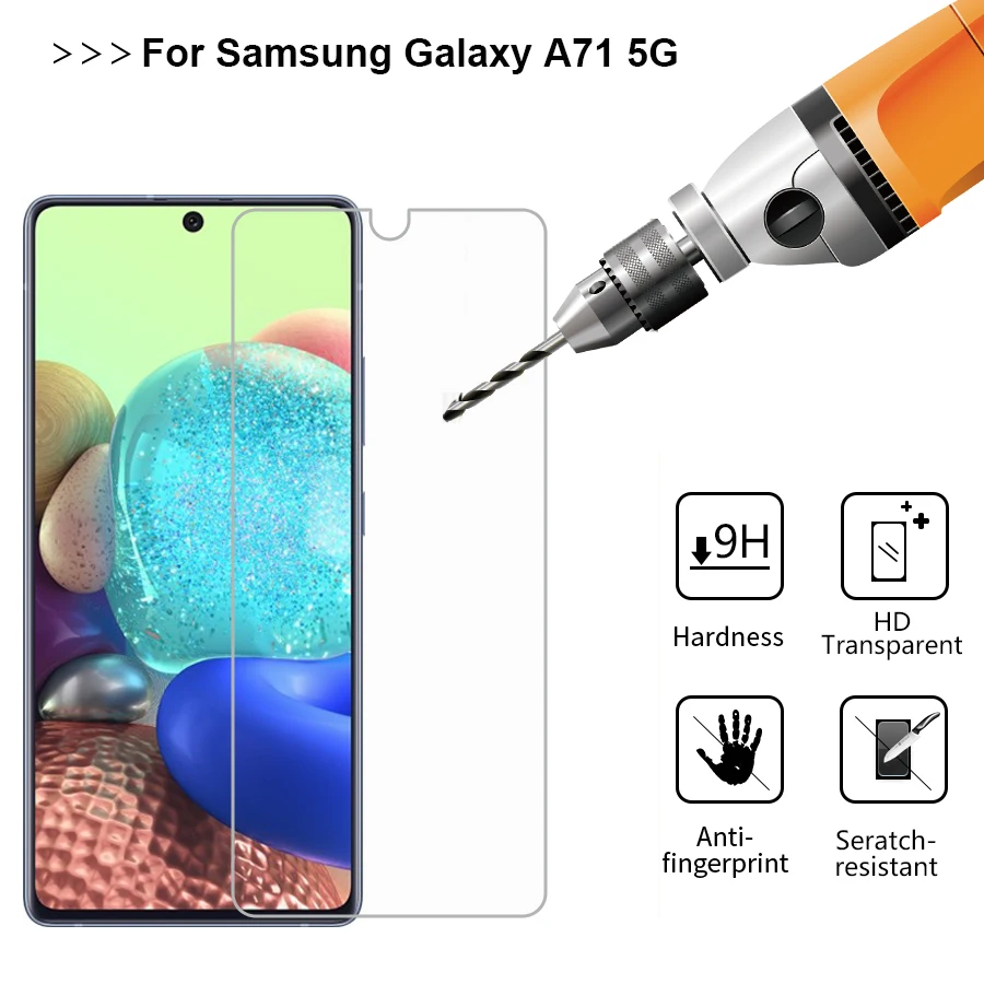 Защитная пленка из закаленного стекла для Samsung Galaxy A71 5G экрана на SM-A716B SM-A716S SM-A716U