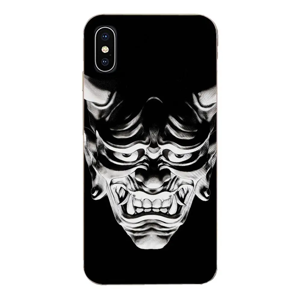 Маска Hannya Demon из мягкого ТПУ Противоударная для Galaxy Note 10 A10E A10S A20S A30S A40S A50S A6S A70S A730 A8S