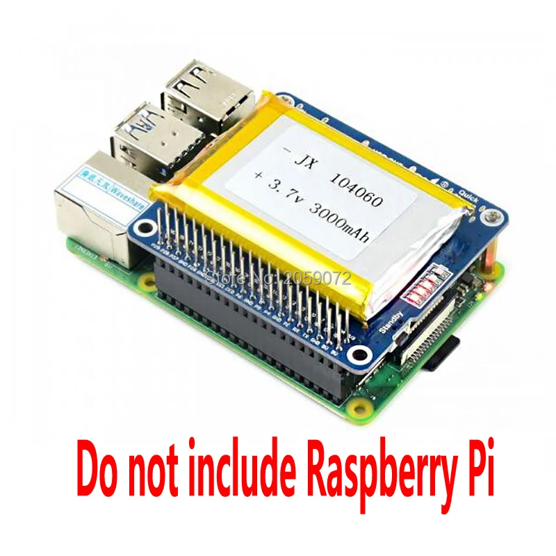 Крышка для литий полимерного аккумулятора Raspberry Pi выход 5 В быстрая зарядка Zero 3B