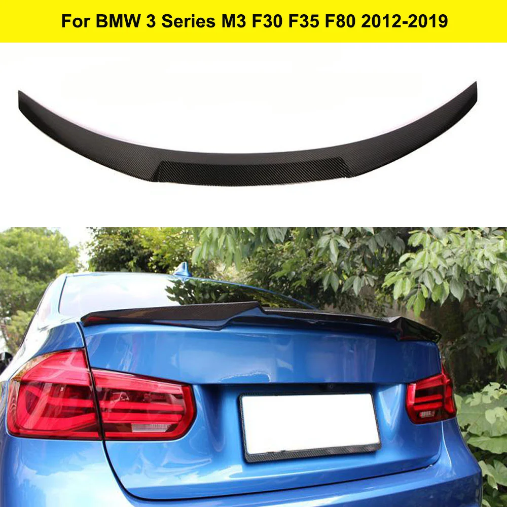Спойлер для заднего крыла из углеродного волокна BMW M3 F30 F35 F80 базовый спортивный