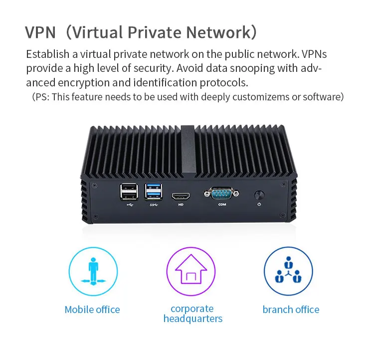 Qotom Мини ПК Barebone 4 lan intel Celeron 3215U Core i3 i5 Pfsense брандмауэр микро безвентиляторный мини ПК Linux Ubuntu серверный компьютер