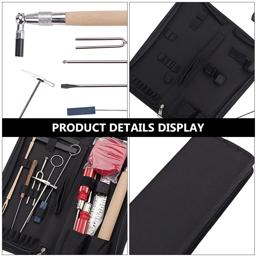 

1 Set Professional Piano Tuning Tuner Mute Kit Tool Tuning Lever Kit Mute Hammer