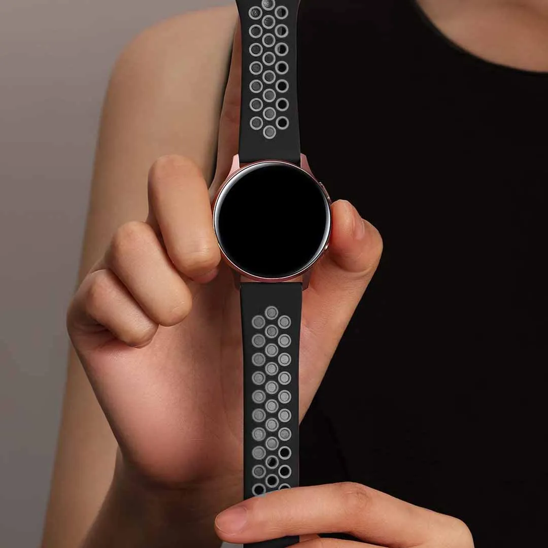 

Silicone Watch strap for amazfit bip WatchBands 22mm 20mm Galaxy watch 46mm Samsung Gear sport S2 s3 Frontier Classic watch band