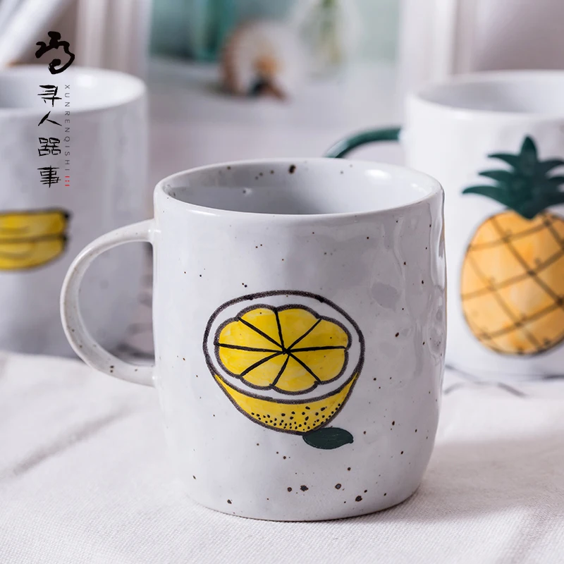 

Ceramic Mugs Coffee Cups Modern Cute Travel Espresso Mug Eco Friendly Gift Box White Taza Ceramica Kitchen Dining Bar EB50MK