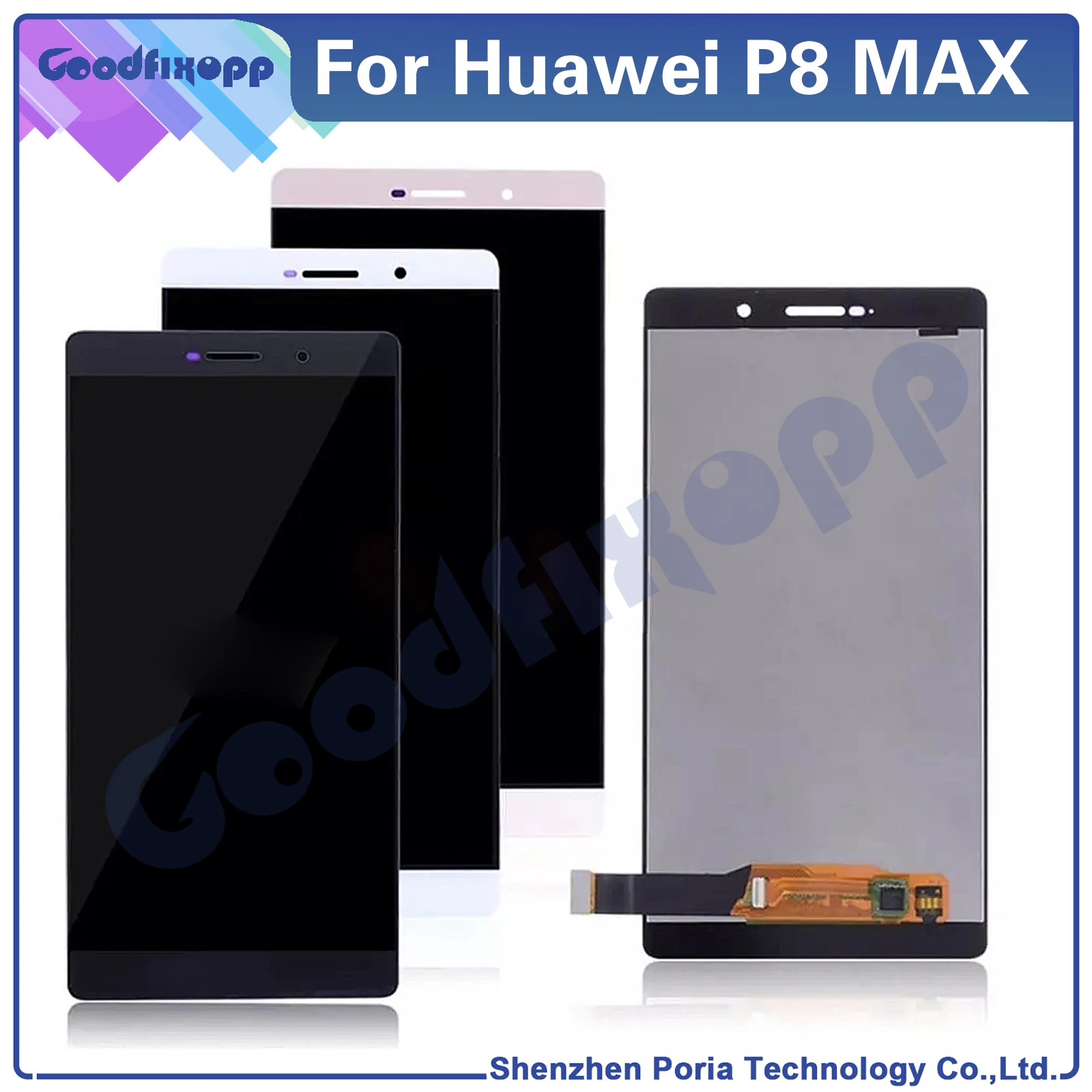 100% di prova OK Per Huawei P8 MAX DIsplay LCD + Touch Screen Digitizer Assembly Per Huawei P8MAX DAV-701L DAV-713L DAV-701L