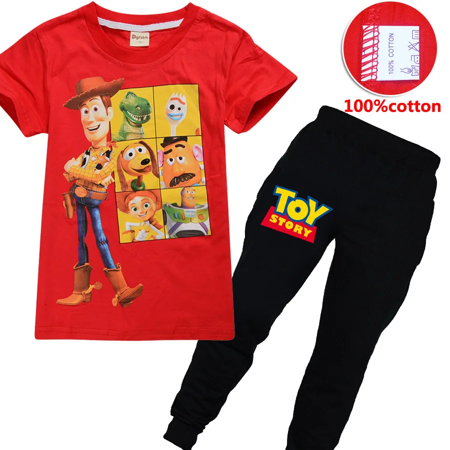 2019 год История игрушек мультфильма 2 предмета набор футболок для маленьких