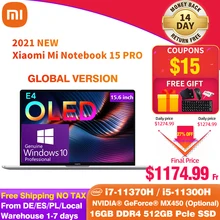 Xiaomi ноутбук 15 Pro 20211 Intel Core i7 11370H/i5 11300H 3 5 K OLED экран компьютера MX450 GPU