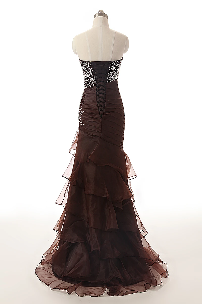 Роскошные Очаровательные платья на выпускной Русалка Длинные элегантные