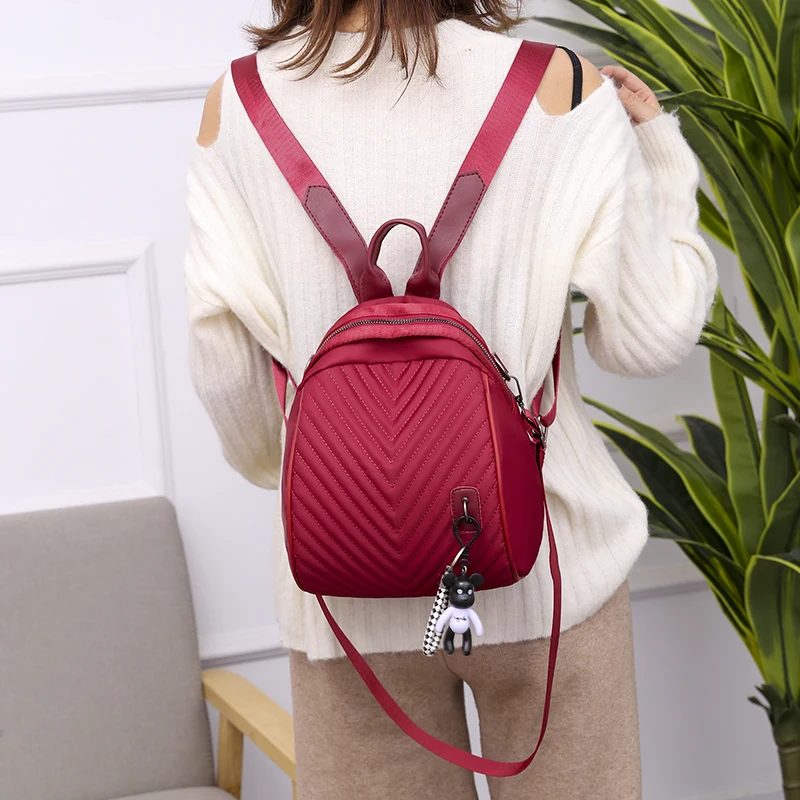 Новый многофункциональный женский рюкзак из ткани Оксфорд с защитой от кражи