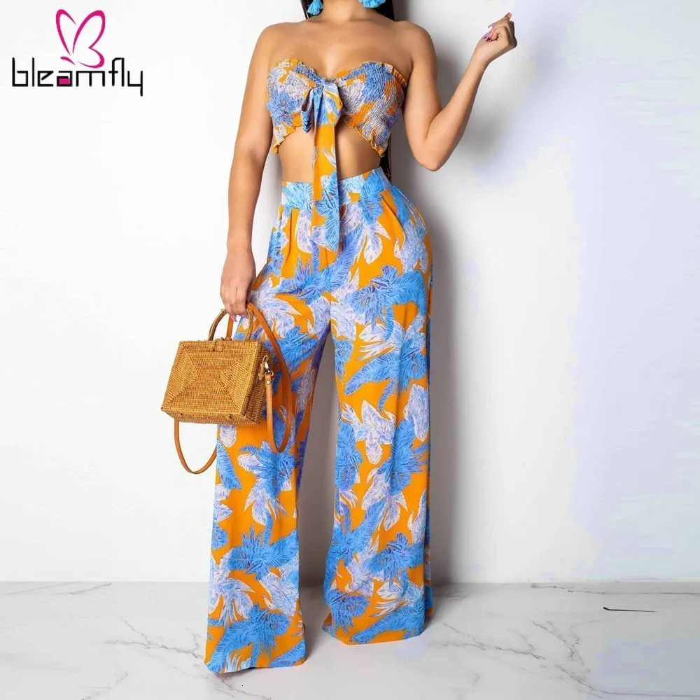 Комплект из двух предметов женский с открытыми плечами без бретелек короткий топ