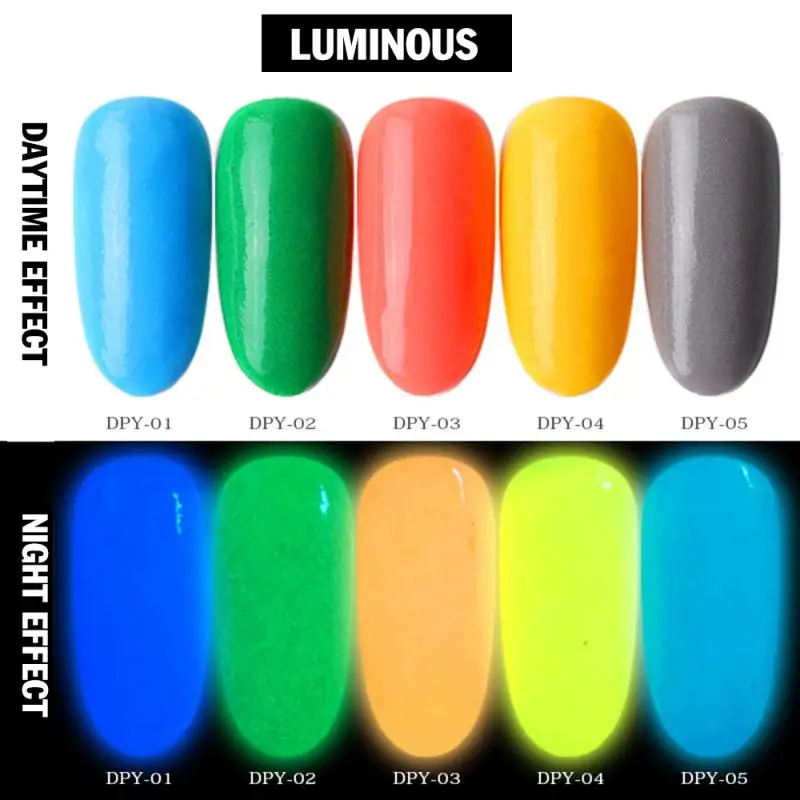 10 цветов флуоресцентный градиентный блеск для ногтей блестящий пигмент пыль УФ