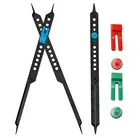 10-дюймовая художественная пропорциональная шкала, зеркальная пластиковая пантограф, инструмент для рисования, DIY деревообрабатывающие весы, разделительная Мерная линейка