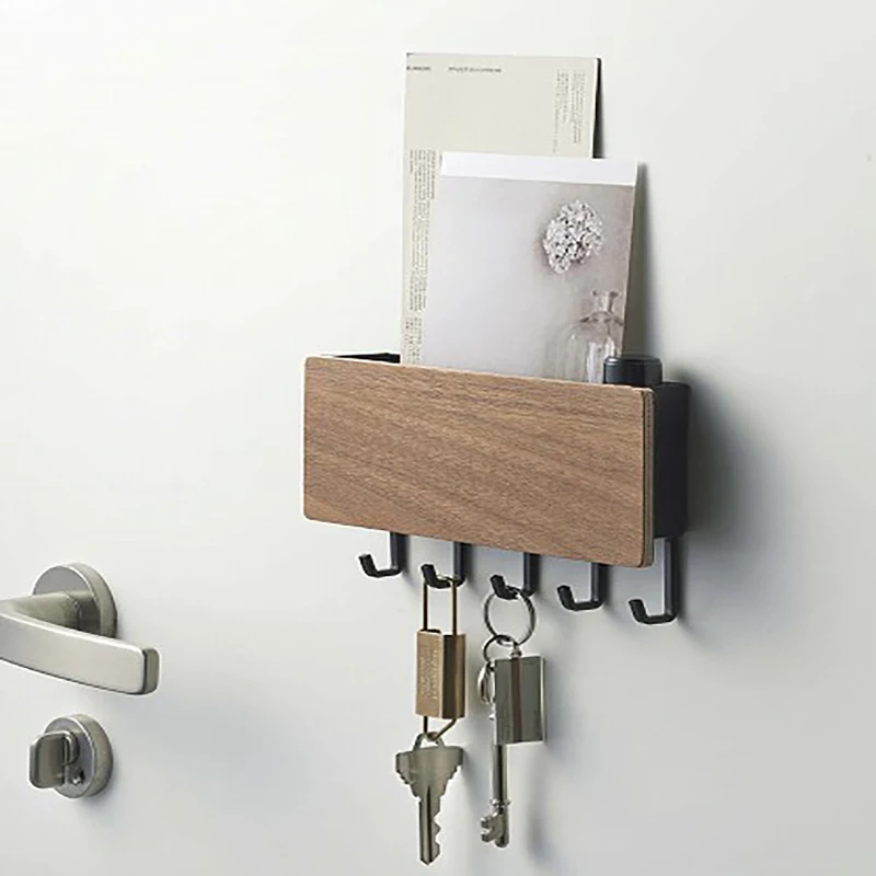 Магнитный Крючок для ключей с лотком настенный держатель RIN домашний декор