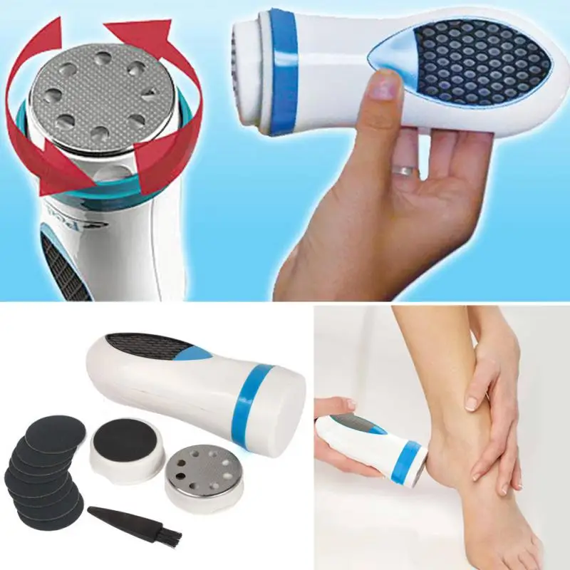 Устройство для удаления огрубевшей кожи на ногах High Quality Pedi Spin TV Skin Peeling Device Electric Grinding Foot Care Pro Pedicure Kit File Hard Callus Remover.