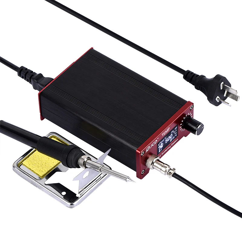 

T12 Soldering Iron station STM32 OLED DIY Kits Professional Tools Welding Iron Tips Temperature Controller Handle Solder