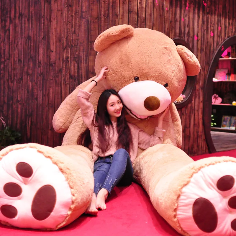 [Топ] Полный наполненный большой размер 200 см гигантский Американский медведь