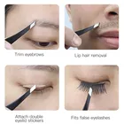 1 шт. щипцы для бровей Пинцет Набор из нержавеющей стали профессиональные удлинители ресниц Щипцы для бровей щипцы Ножницы Косметические Инструменты