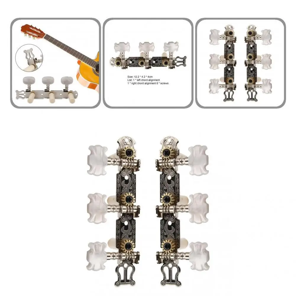 

Quick to Adjust Compact String Tuning Pegs Heads Knobs Keys Guitar Supplies