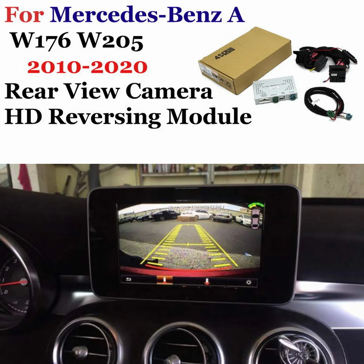 

Car Reverse Camera Decoder For Mercedes Benz A Class W176 W205 2010-2016 Original Screen Image Upgrade Parking Assit System