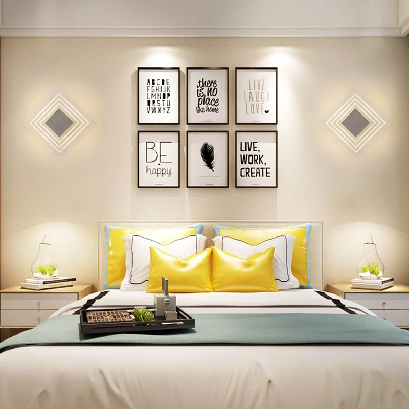 Светодиодный настенный светильник с регулируемой яркостью современное бра