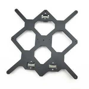 cloned original prusa i3 mk3 3d printer aluminum y carriage with 3pcs nylon clips holding lm8uu for prusa i3 3d printer parts free global shipping