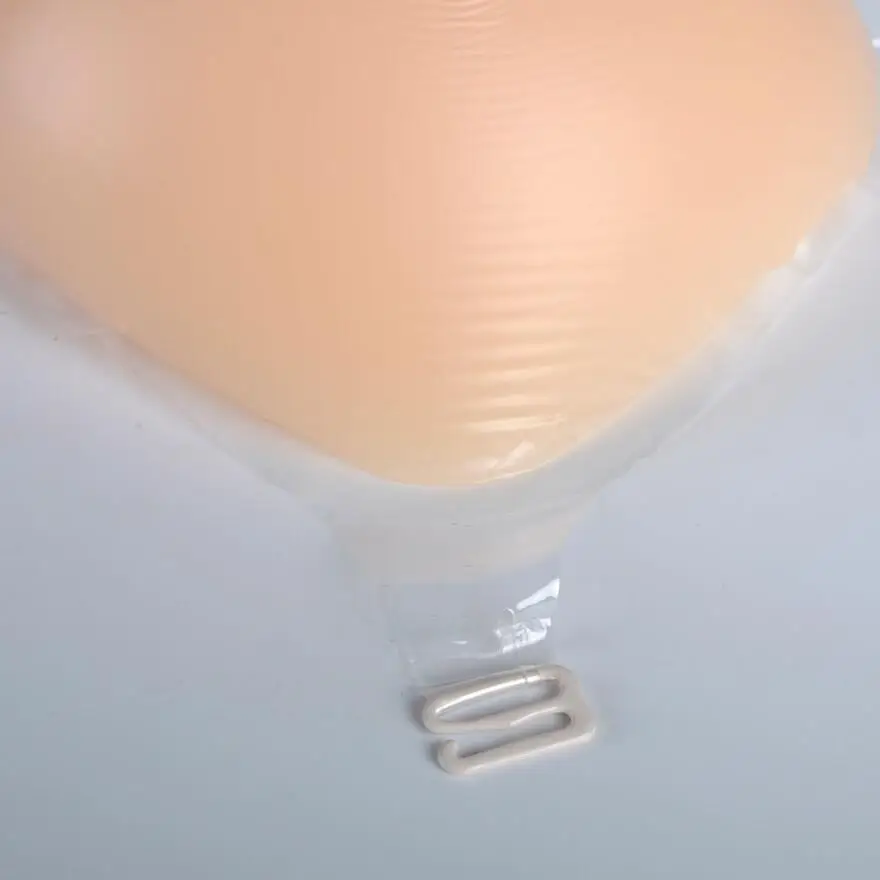 1 пара Портативный крюк силиконовая грудь Треугольники поддельные грудные Для