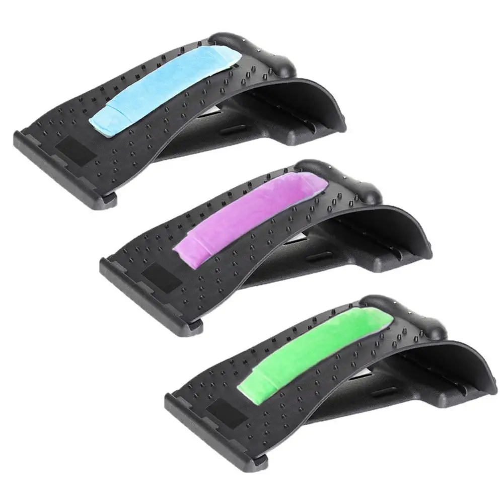 

Stretch Equipment Back Massager Stretcher Fitness Lumbar Support Relaxation Mate Spinal Pain Relieve Chiropractor Messager
