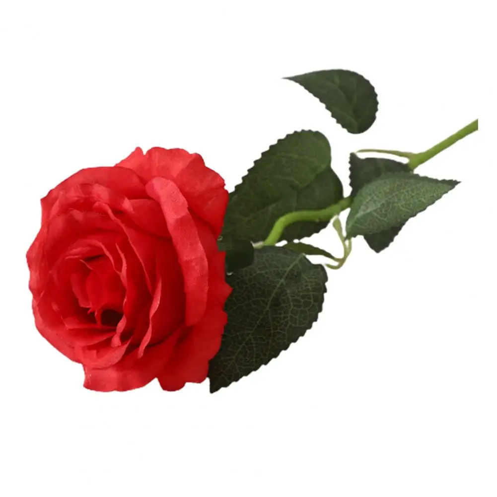 

8 Colors Good Bride Wedding Fake Rose Flower Faux Silk Flower Simulation Flower Vivid for Bedroom