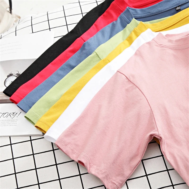 Shellsuning/женские футболки с героями мультфильмов Сезон лето Harajuku Kawaii Футболка