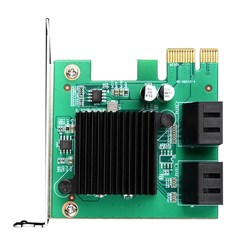 

PCIE to SATA3.0 Expansion Card PCI-E to 4 Port SATA3.0 6Gbps Adapter Card SATA Riser Card