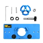 Новые синие чашкой 3,5 см Стиль для высверливания и джиг сверла Комплект двери отверстие шаблон